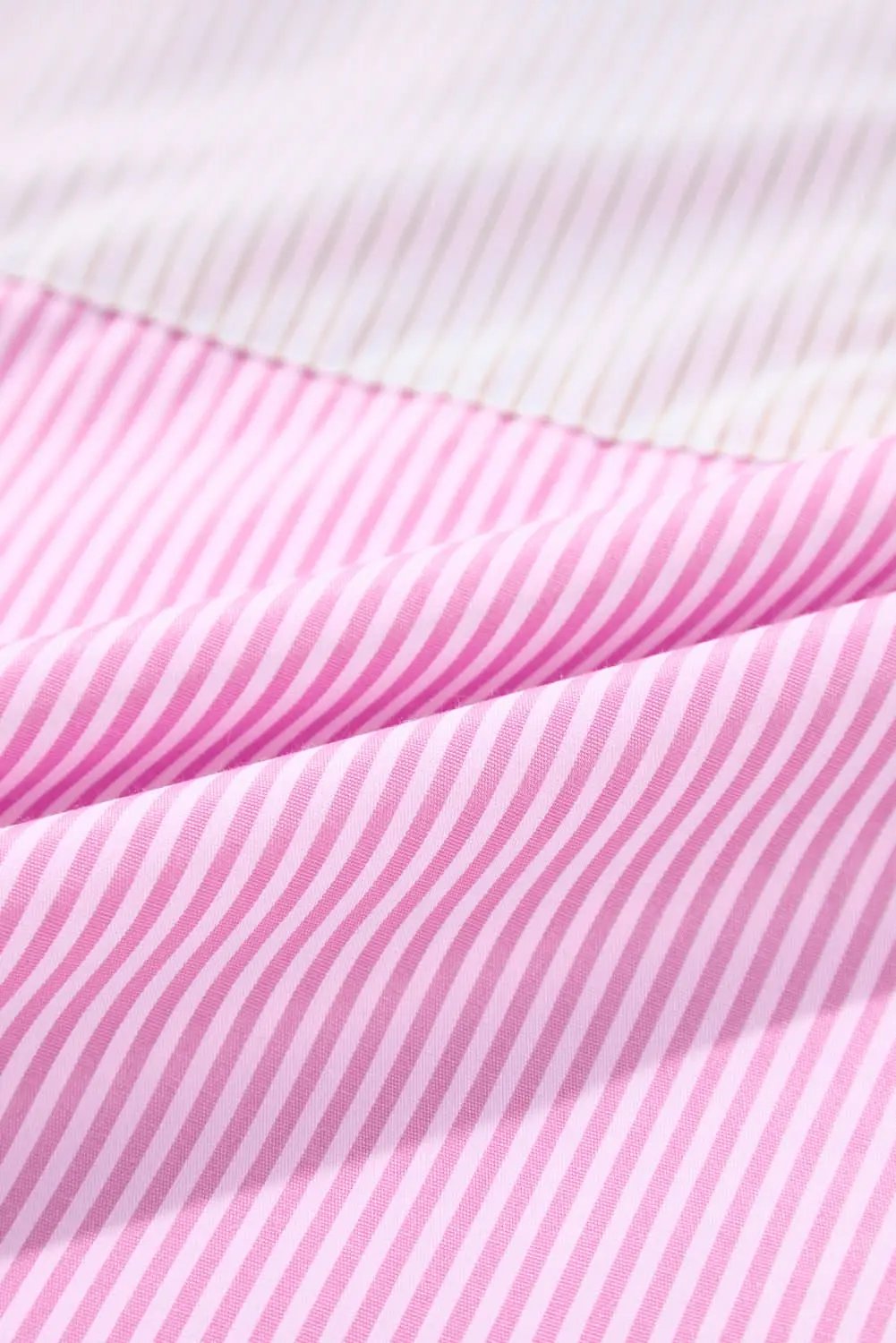 Plus size pink striped shirt - Love Salve